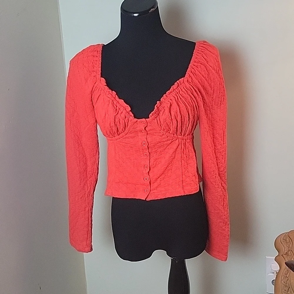 Free People boho peasant blouse